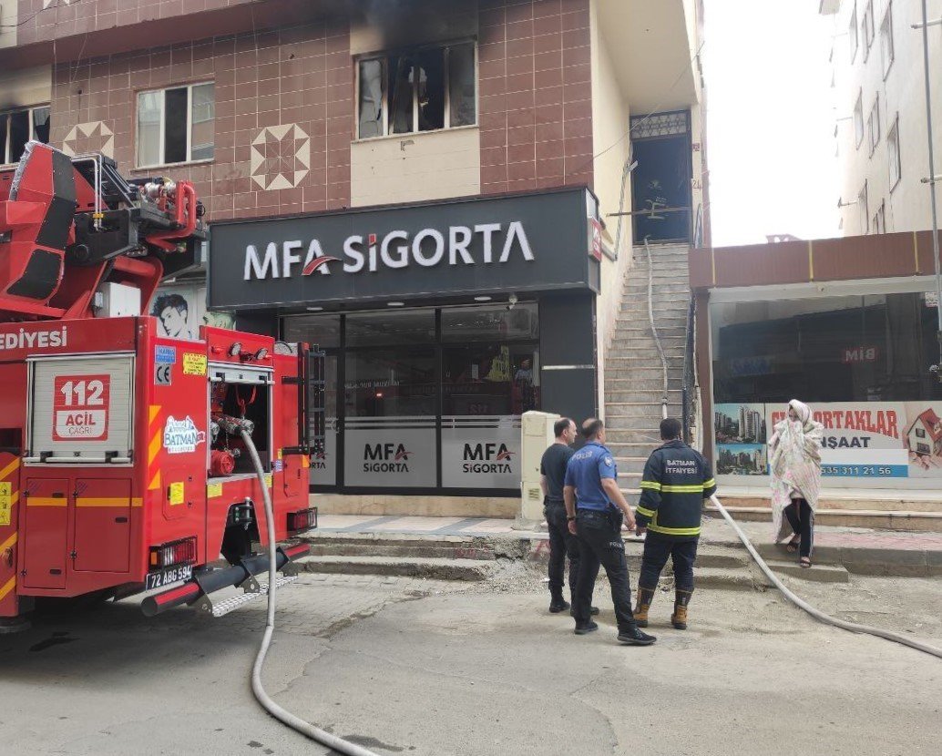 Batman’da korkutan yangın