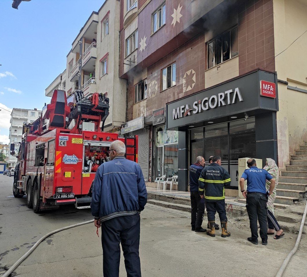 Batman’da korkutan yangın