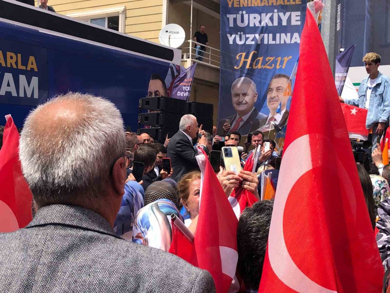 AK Parti Genel Başkanvekili Yıldırım: “Pazar günü yapılacak seçimde ilk defa terör örgütleri de sandığa geliyor”