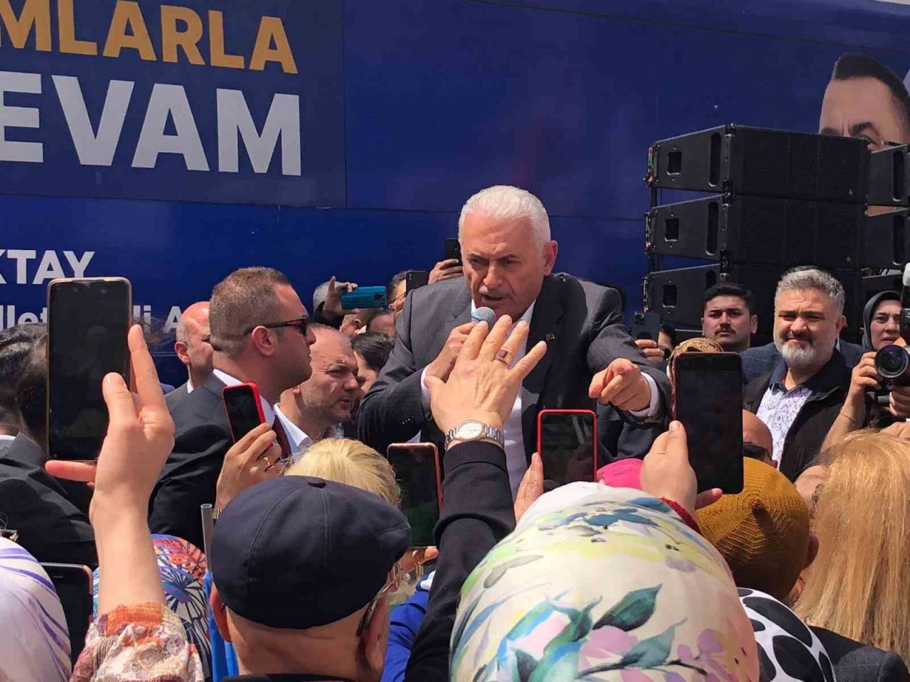 AK Parti Genel Başkanvekili Yıldırım: “Pazar günü yapılacak seçimde ilk defa terör örgütleri de sandığa geliyor”