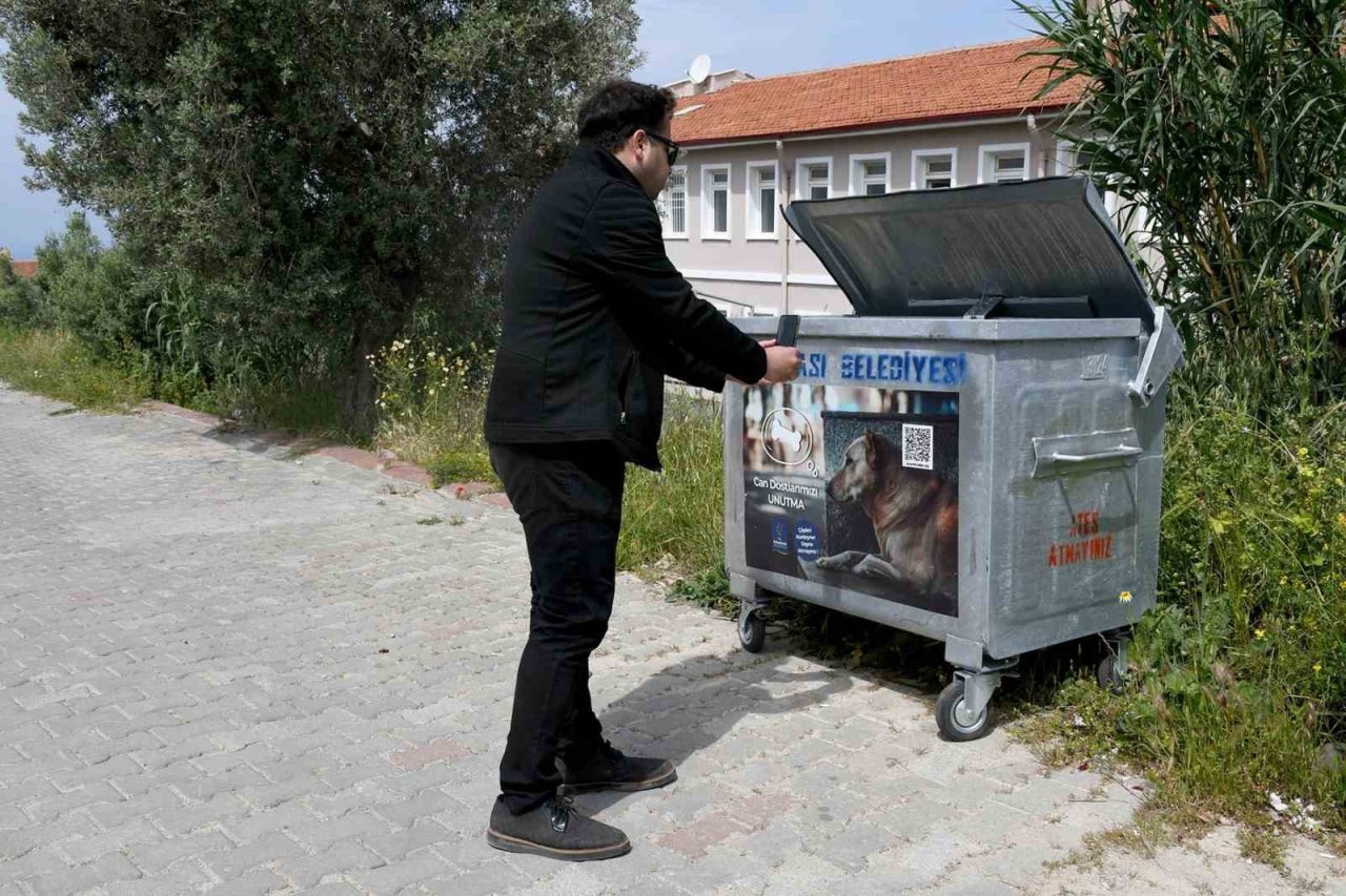 Kuşadası’nda karekodlu çöp konteyneri dönemi