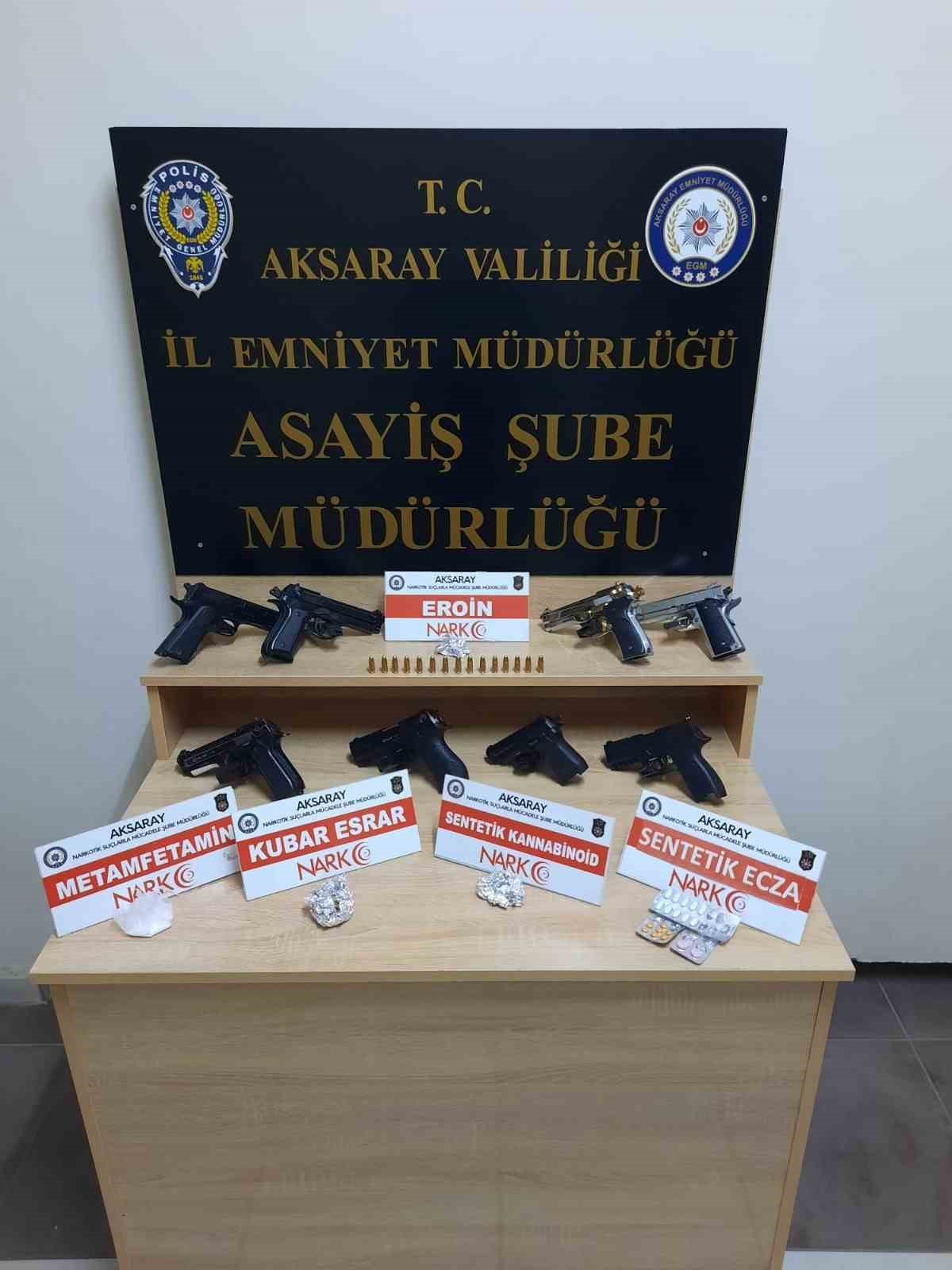 Aksaray’da 110 aranan şahıs yakalandı: 57 tutuklama