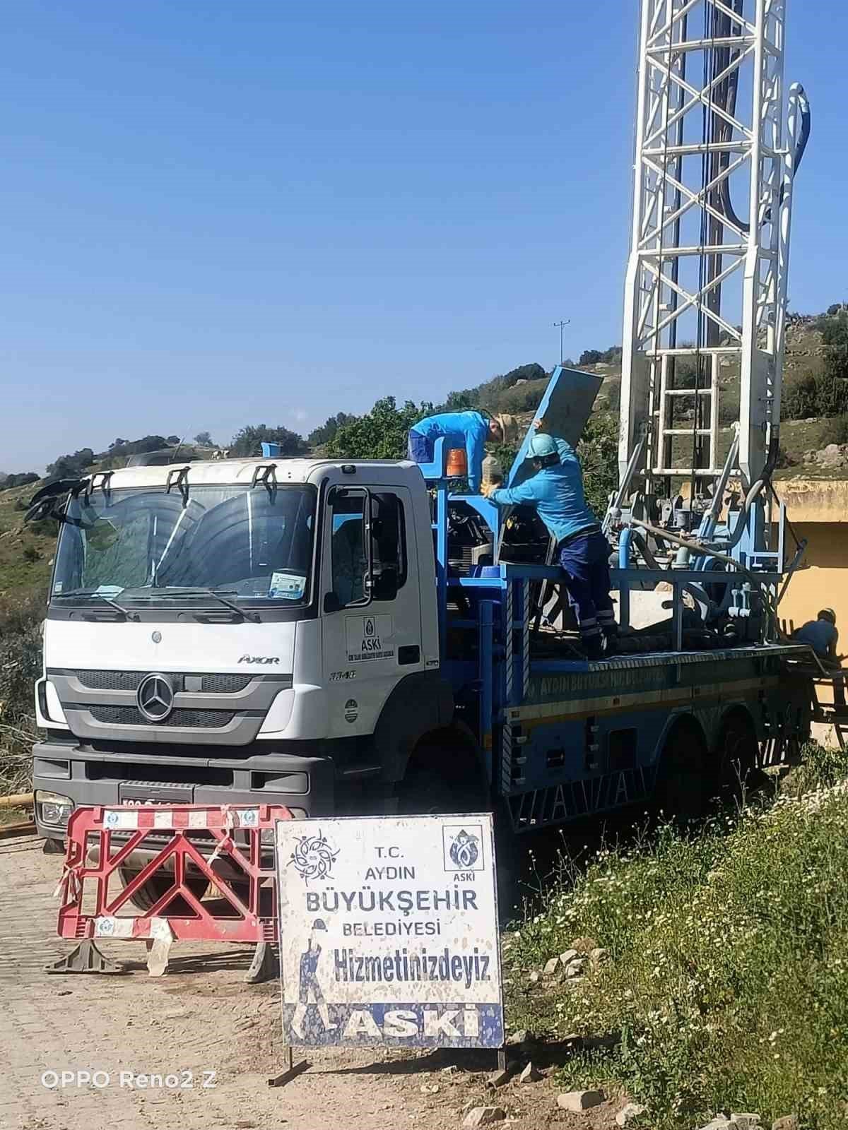 Aydın Büyükşehir Belediyesi’nden 4 farklı noktada sondaj çalışması