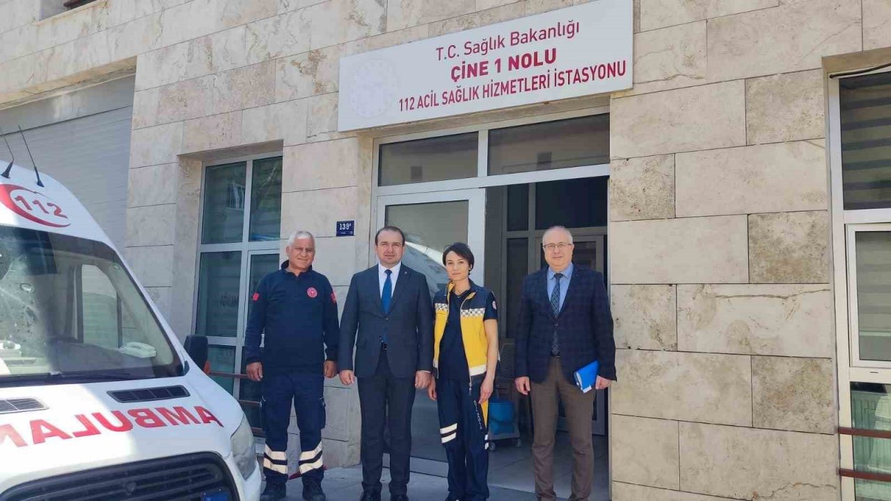 Aydın İl Sağlık Müdürü Şenkul, Çine’deki sağlık çalışmalarını inceledi