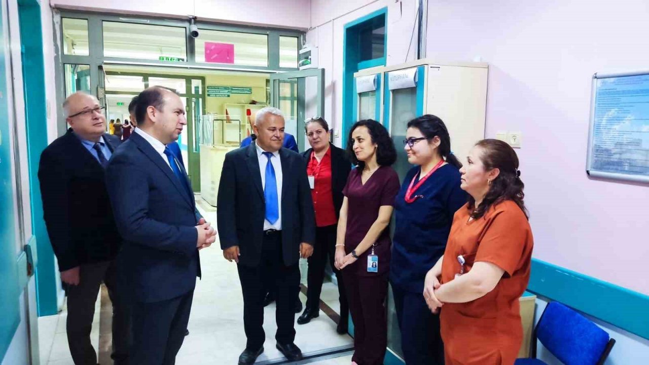 Aydın İl Sağlık Müdürü Şenkul, Çine’deki sağlık çalışmalarını inceledi