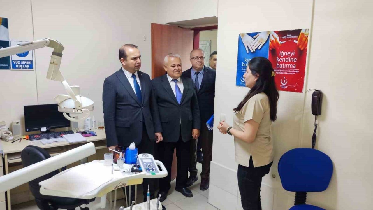 Aydın İl Sağlık Müdürü Şenkul, Çine’deki sağlık çalışmalarını inceledi