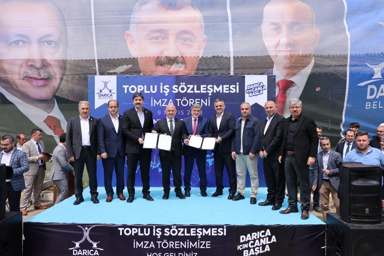 Darıca’da işçinin yüzünü güldüren sözleşme imzalandı