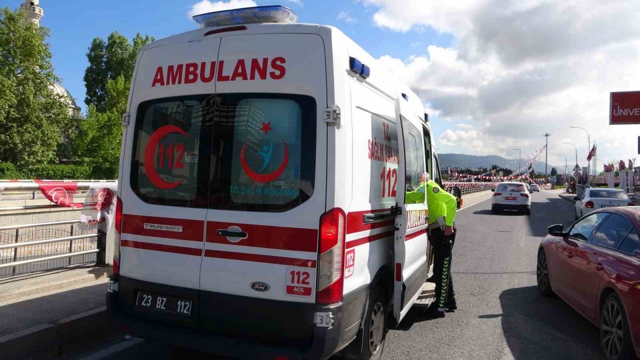 Elazığ’da trafik kazası: 2 yaralı