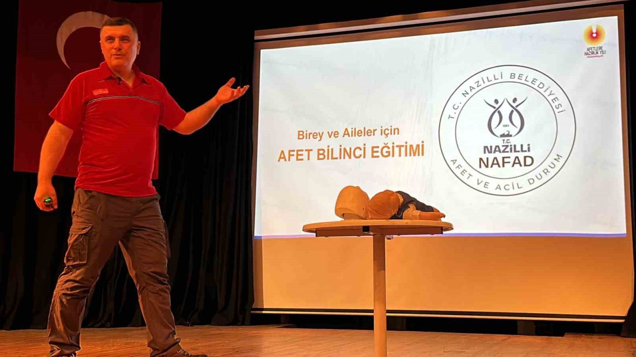 Nazilli doğal afetlere NAFAD’la hazırlanıyor