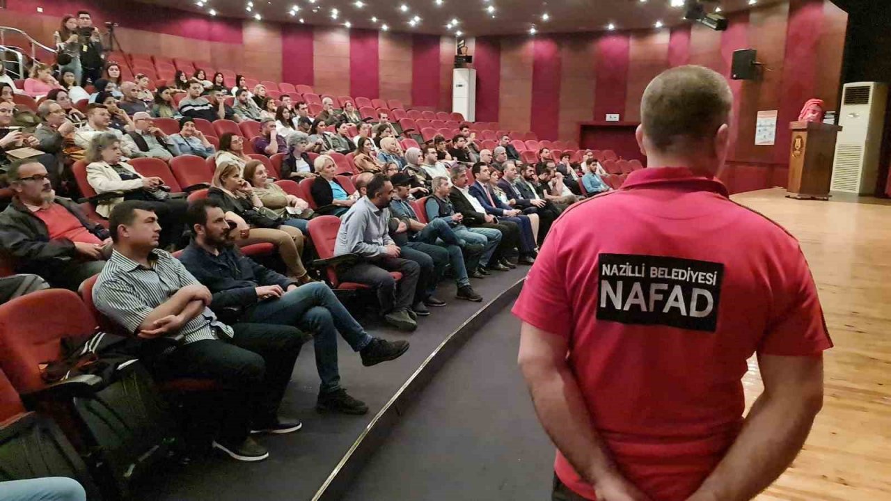 Nazilli doğal afetlere NAFAD’la hazırlanıyor