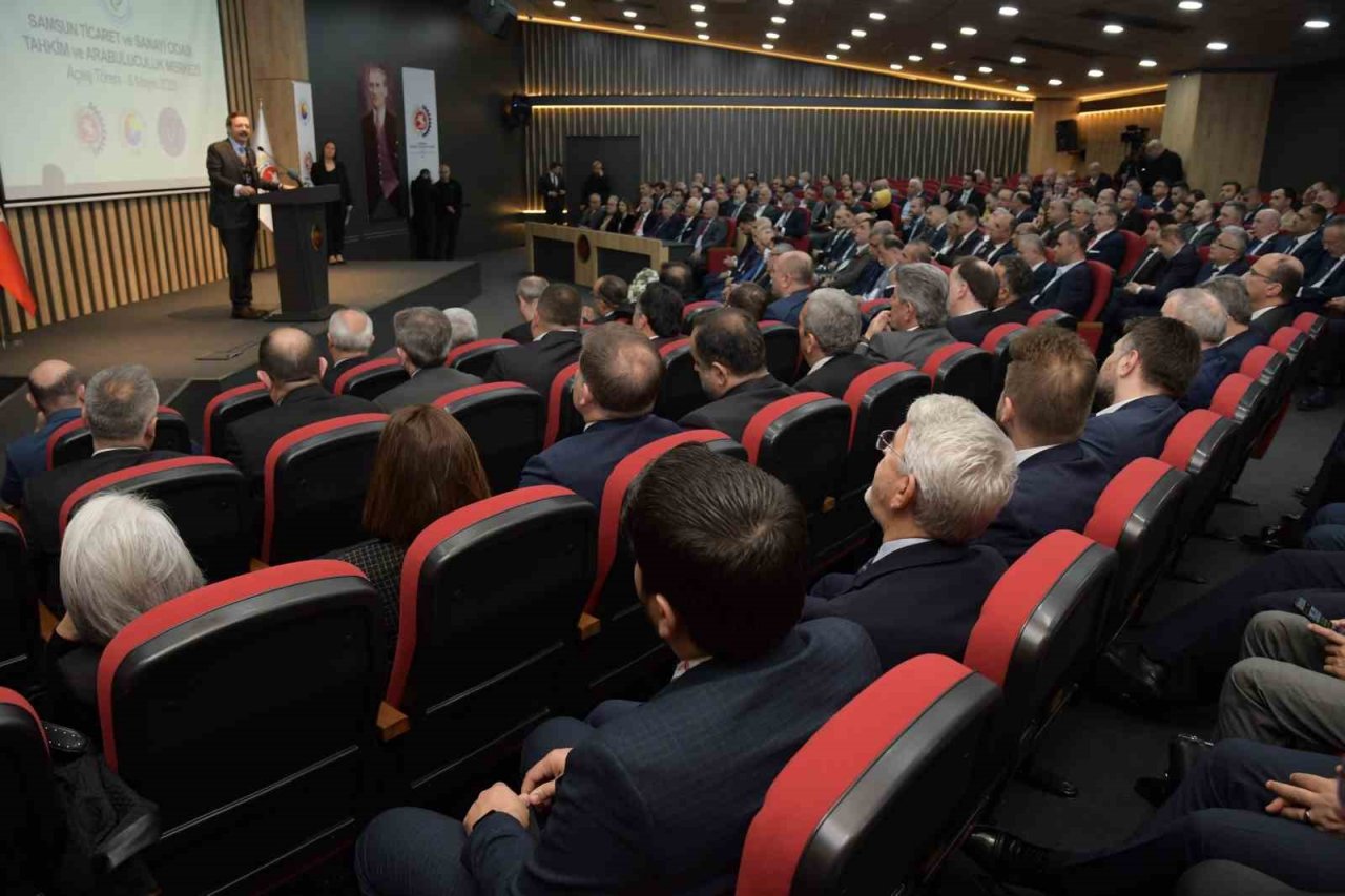 Samsun TSO Tahkim ve Arabuluculuk Merkezi hizmete açıldı