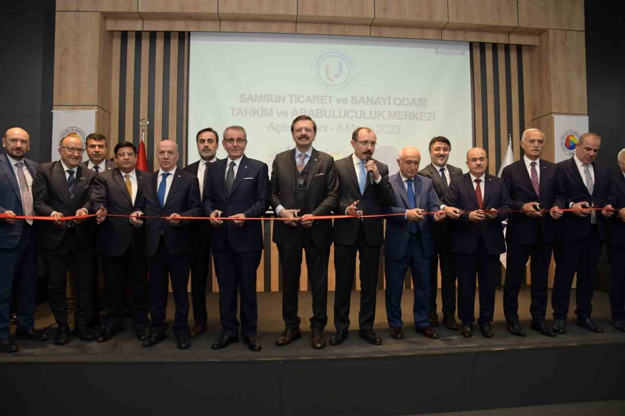 Samsun TSO Tahkim ve Arabuluculuk Merkezi hizmete açıldı