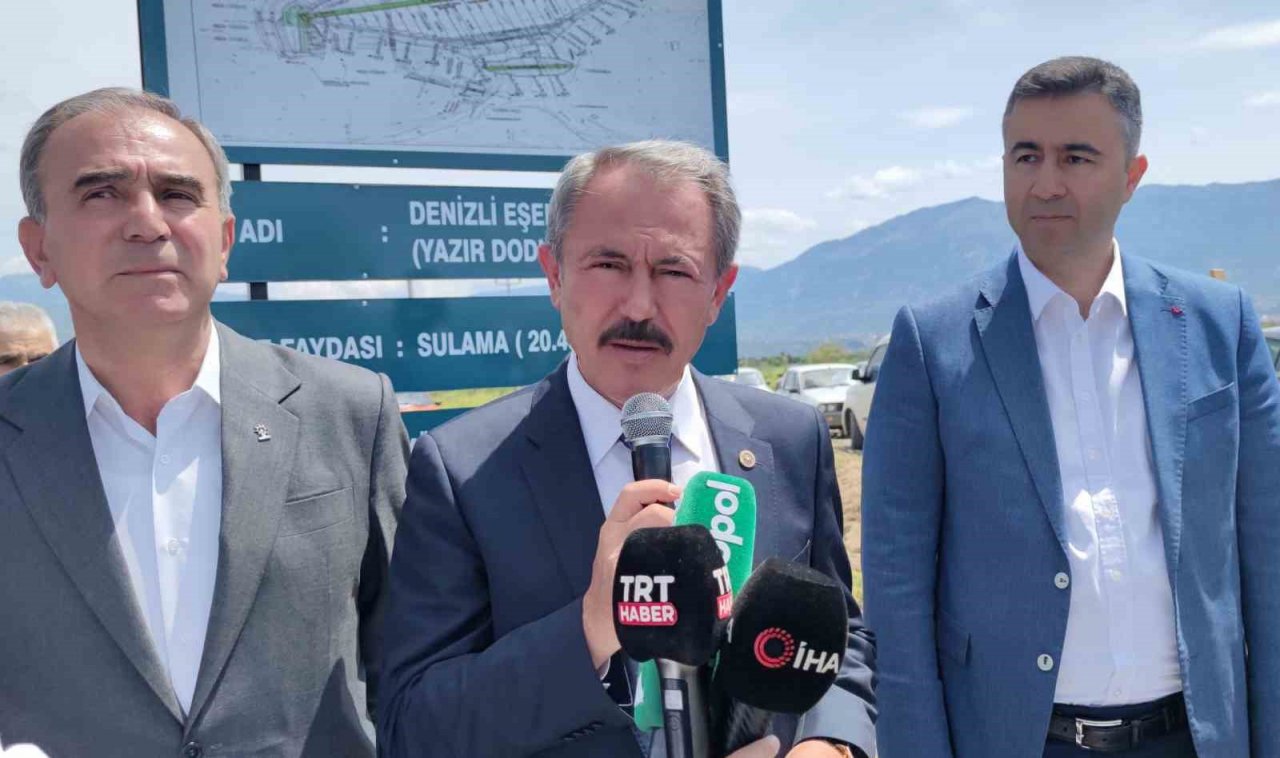 AK Partili Şahin Tin, Acıpayamlıların özlemi olan Eşeler Barajı’nın müjdesini verdi