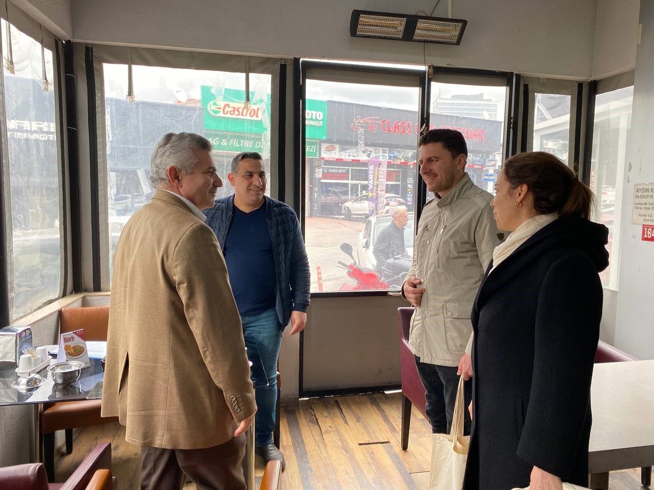 AK Parti’li vekil adayları Atik ve Alagöz, Kartal’da sanayi esnafını ziyaret etti
