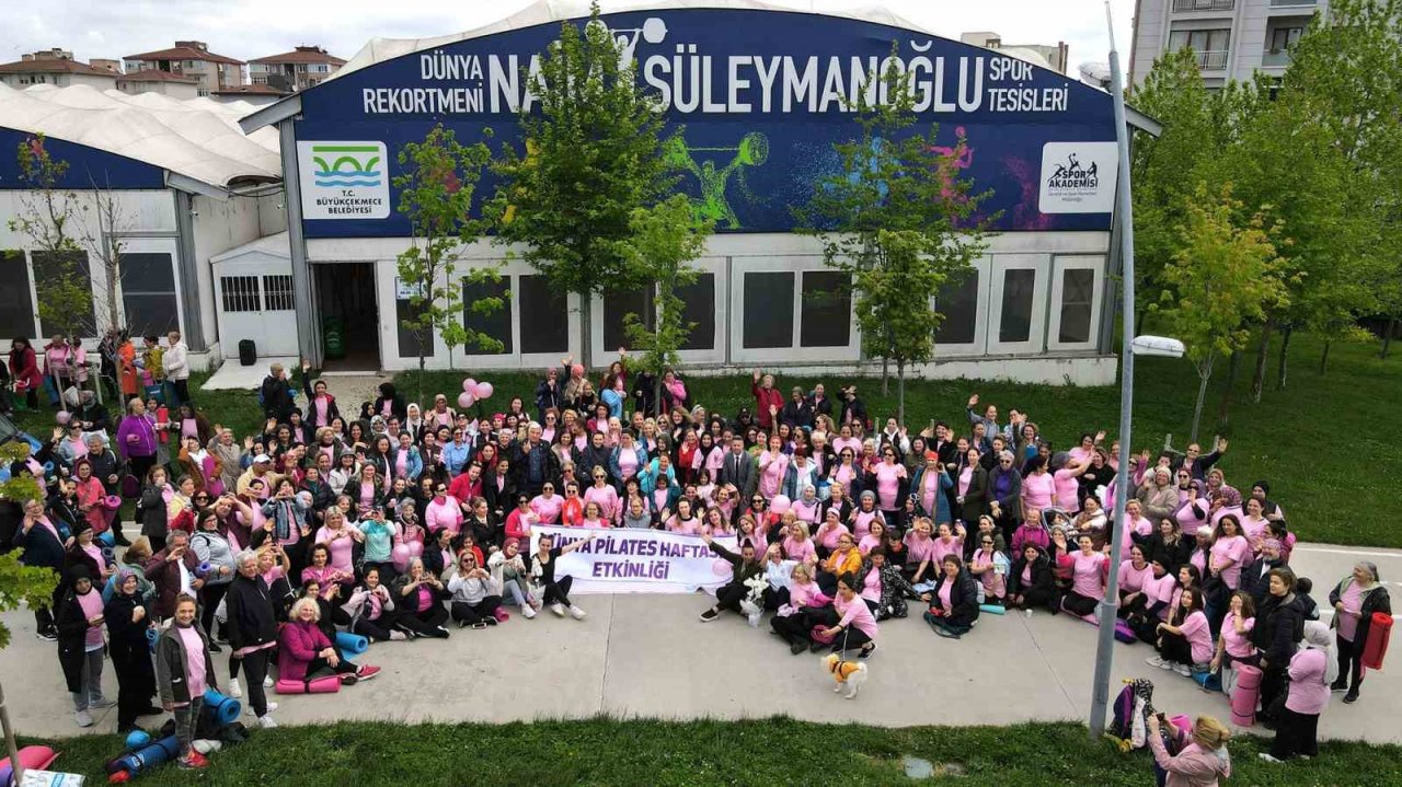 Büyükçekmeceliler ’Dünya Pilates Haftası’nı pilates yaparak kutladılar
