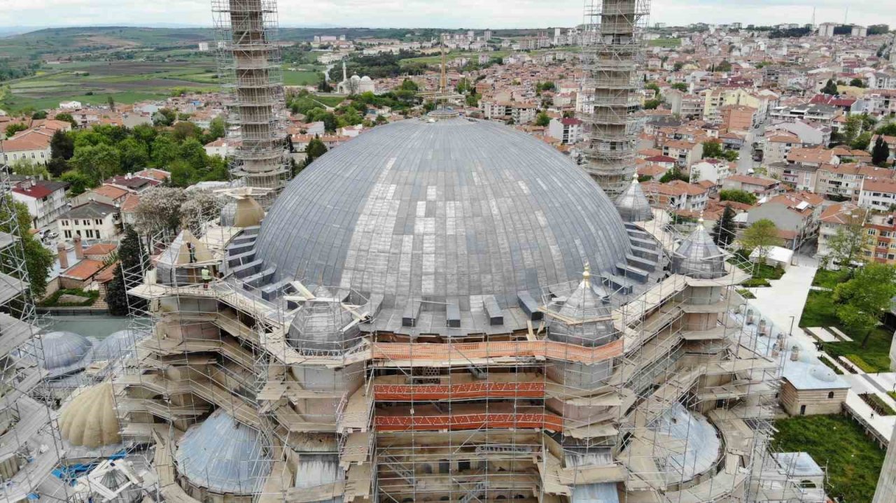 Mimar Sinan’ın ustalık eseri Selimiye Camii, yıl sonunda modern görünüme kavuşacak