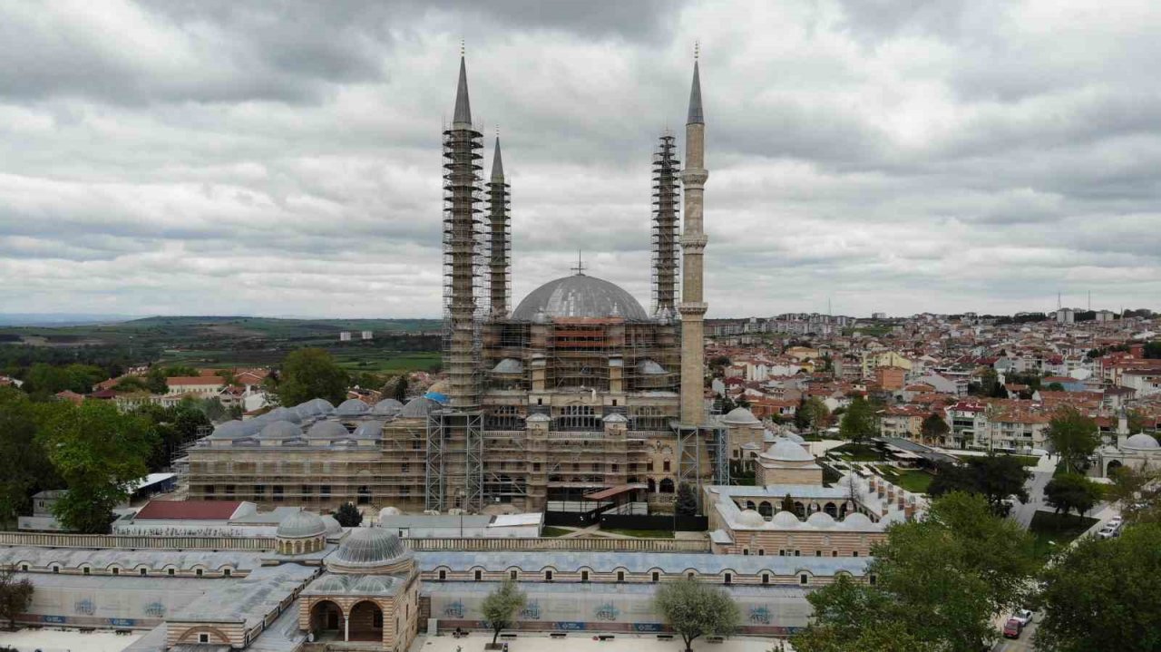 Mimar Sinan’ın ustalık eseri Selimiye Camii, yıl sonunda modern görünüme kavuşacak