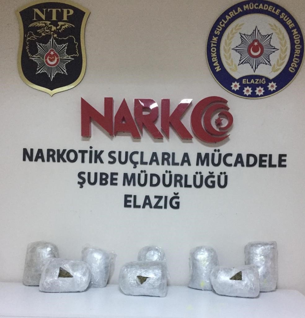 Elazığ’da uyuşturucuyla mücadele: 3 tutuklama