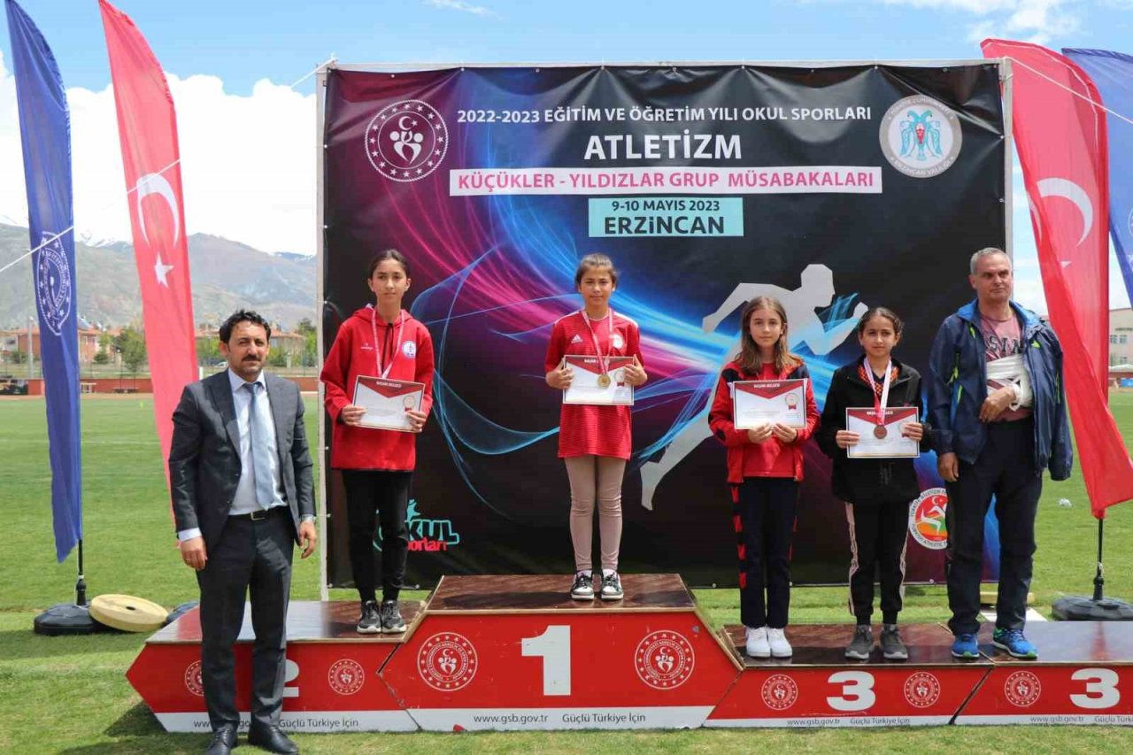 Erzincan atletizm yarışları yapıldı