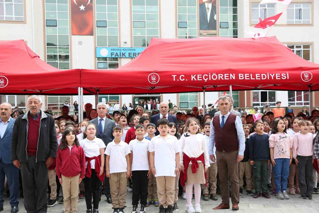 Keçiören’de ilkokula laboratuvar sınıfı açıldı