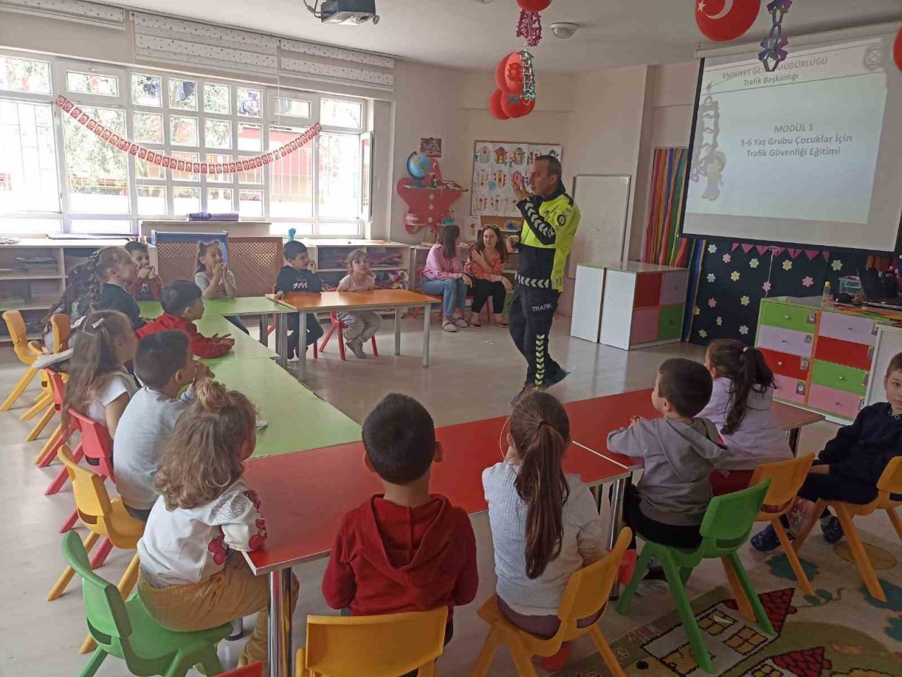 Osmaneli’nde minik öğrencilere trafik eğitimi verildi