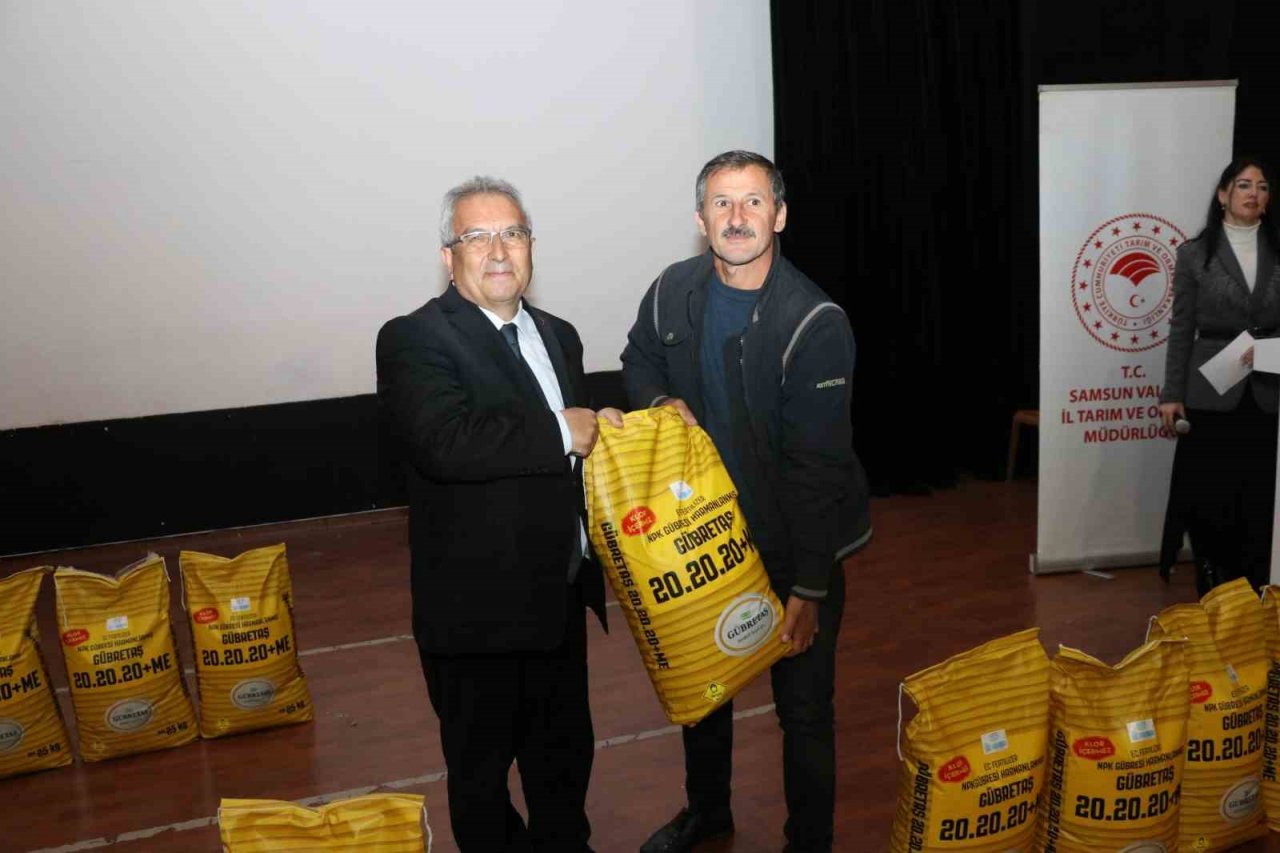 Örtü altı sebzeye gübre desteği