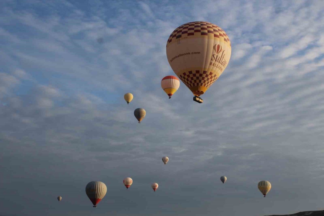 Olumsuz hava şartları, Kapadokya’da balon turlarını da etkiledi