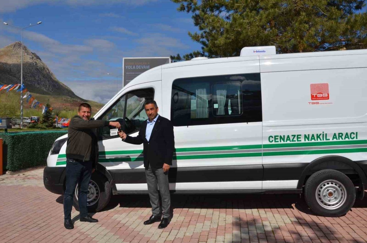 Tercan ilçesine yeni bir cenaze aracı alındı