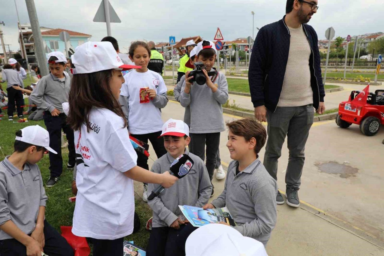 Yalova’da çocuklara güvenli trafik eğitimi