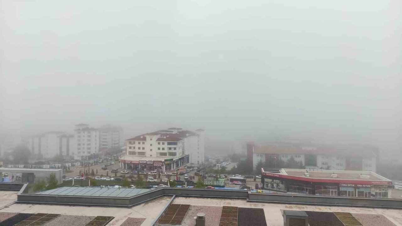 Yozgat’ta sis etkili oldu