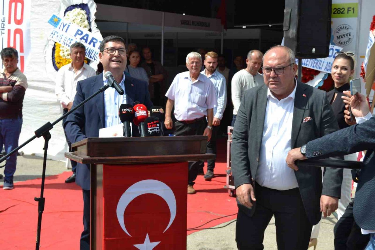 Fethiye’deki Tarım Fuarı açılışında gerginlik