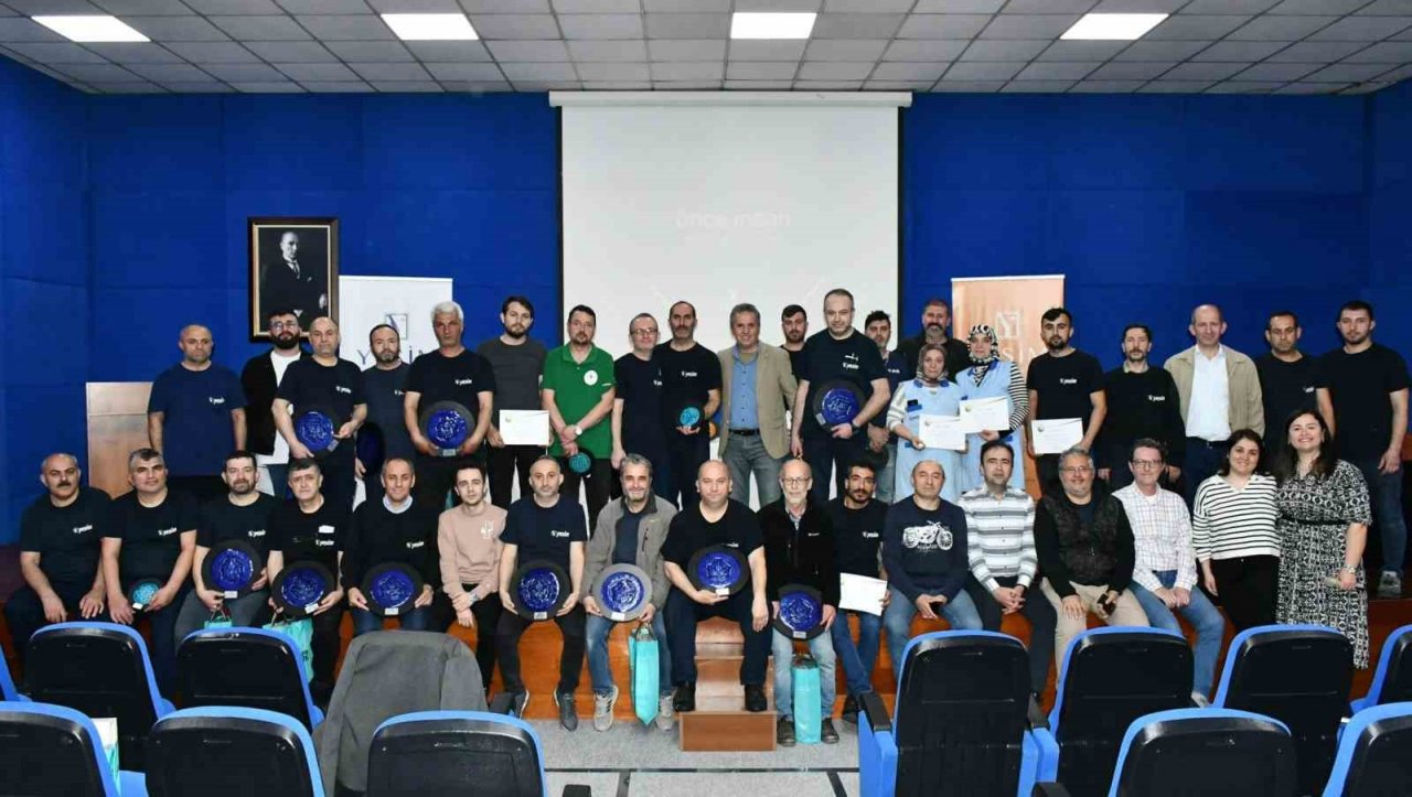 Yeşim’de kıdem ödülleri sahiplerini buldu