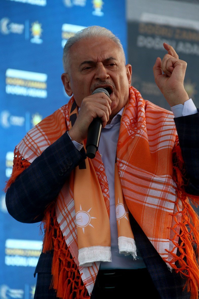 AK Parti Genel Başkanvekili Yıldırım, "Bu seçim işgalcilerle, Türkiye’nin geleceği için uğraşanlar arasında geçecek"