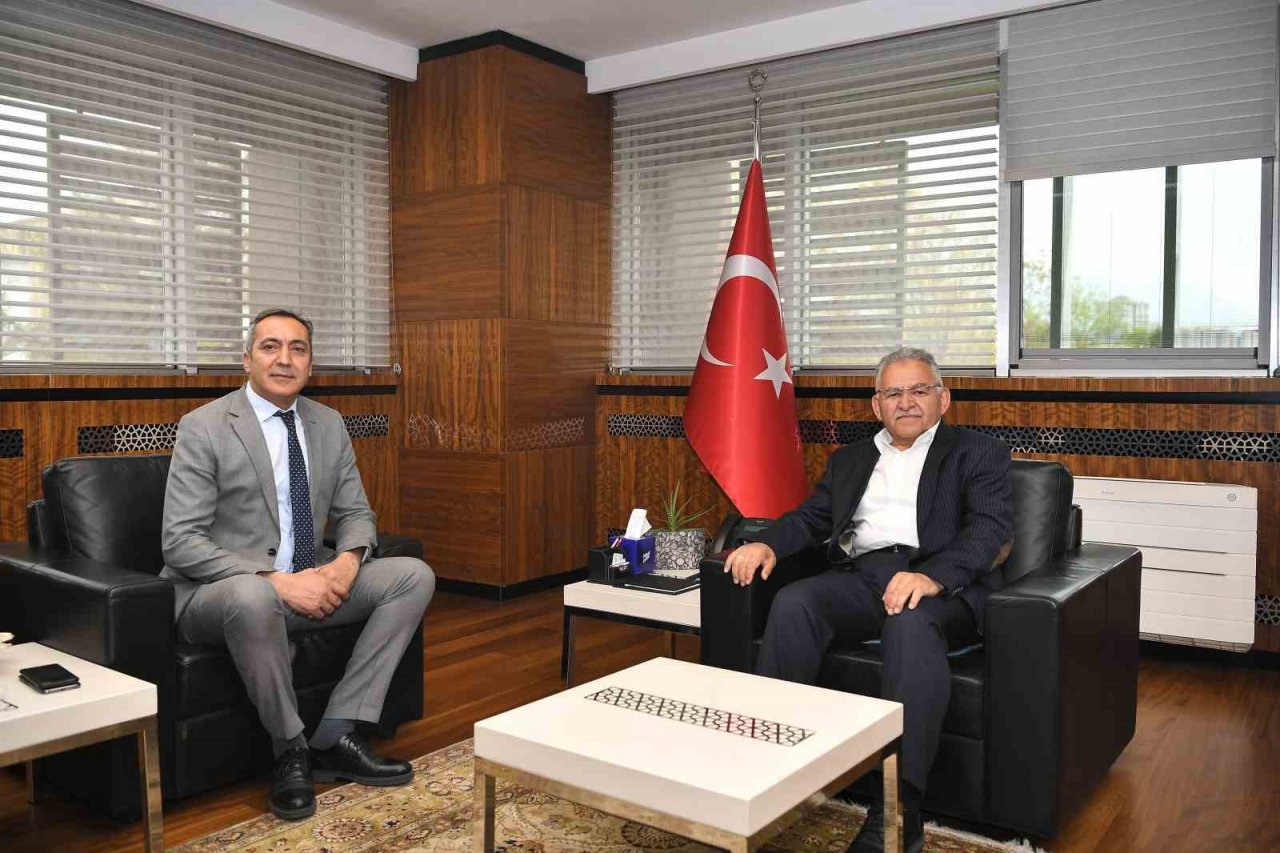 Başkan Büyükkılıç’a kamu kurumu yöneticilerinden ziyaret