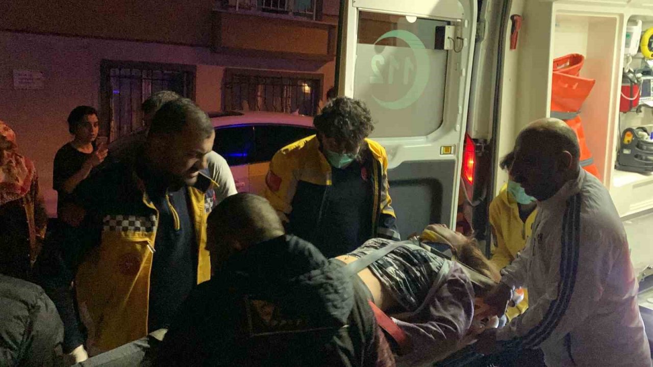 5. kattan düşen kadın yaralandı