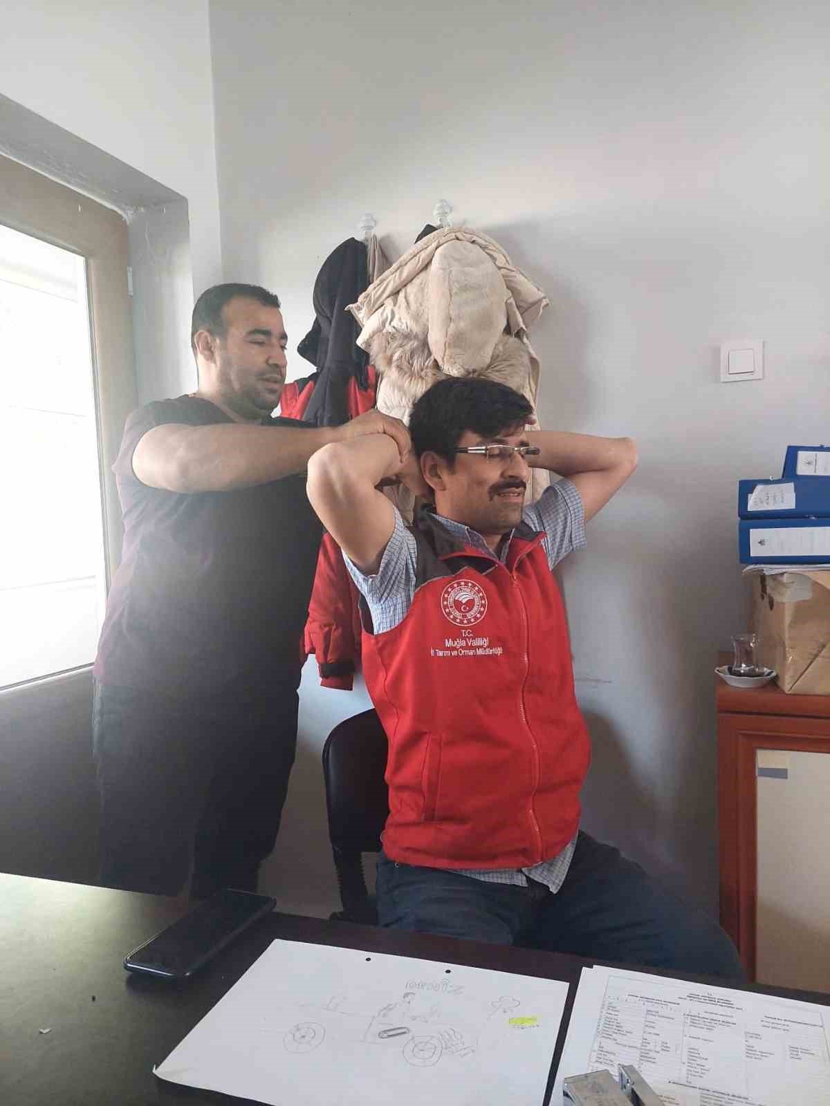 Köyceğiz’de yürüyerek sağlıklı yaşama dikkat çektiler