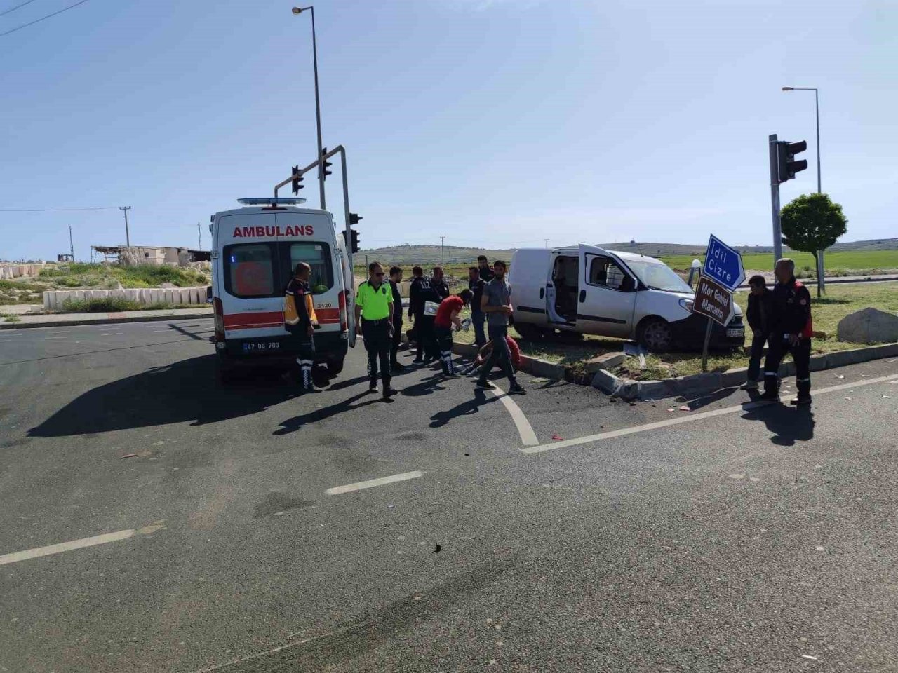 Mardin’de aynı noktada 2 farklı kaza: 7 yaralı