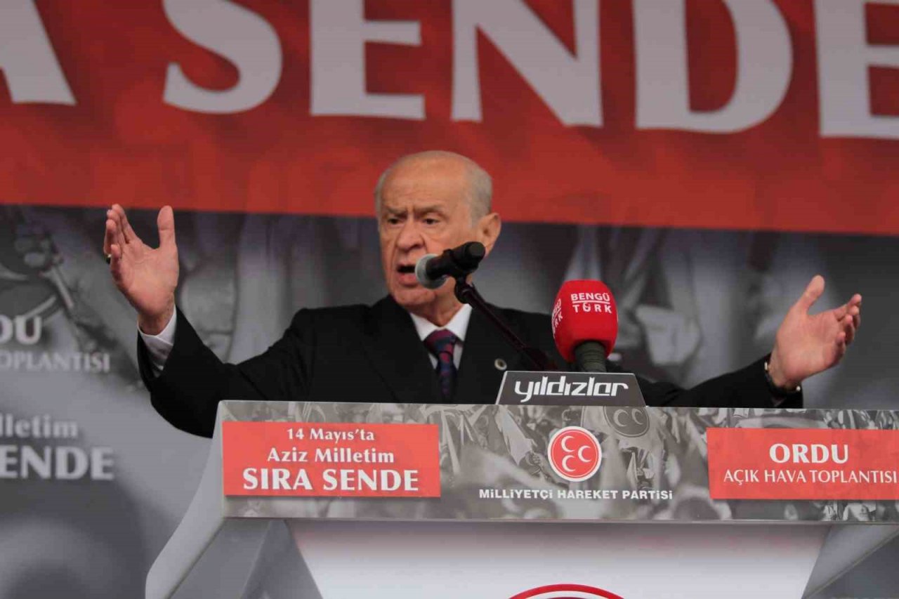 MHP Lideri Bahçeli: “14 Mayıs’ı kundaklamak için karanlık eller devrede, namussuz montajcılar, özel hayat cellatları işbaşında"
