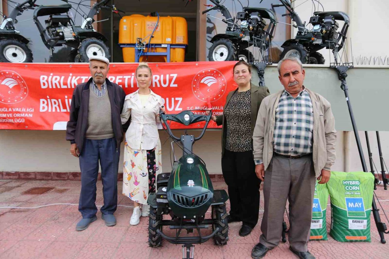 Muğla’da 2023 yılında 334 üreticiye makine-ekipman desteği