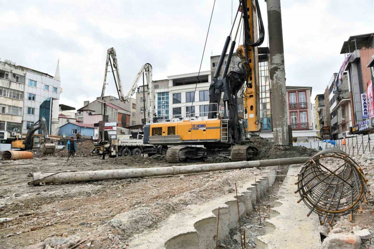 Samsun’a 200 araçlı otopark ve meydan