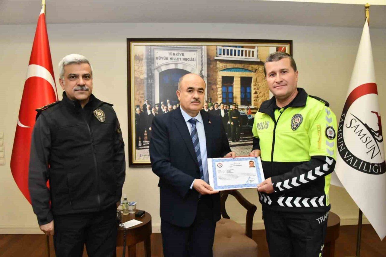 Vali Dağlı’dan kolluk kuvvetlerine başarı belgesi