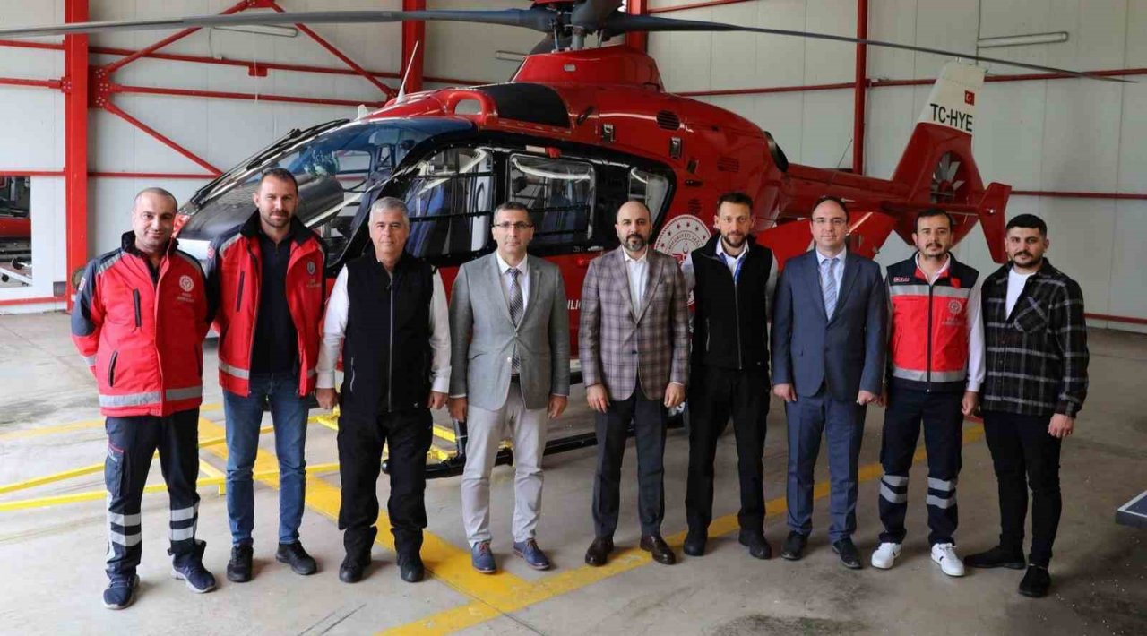 Samsun’a yeni ambulans helikopter