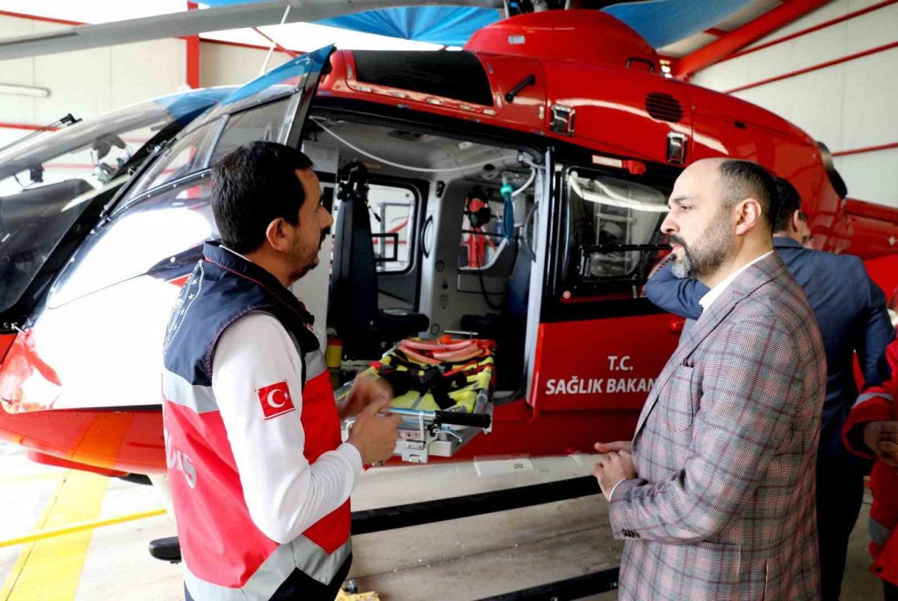 Samsun’a yeni ambulans helikopter