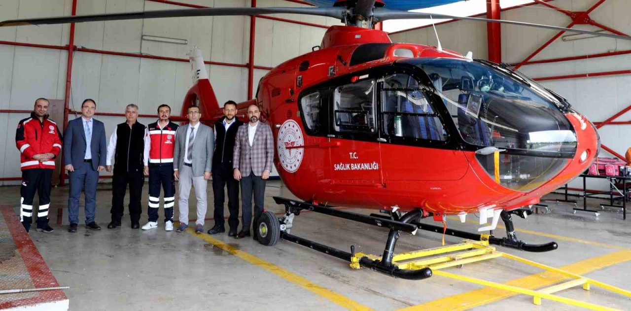 Samsun’a yeni ambulans helikopter