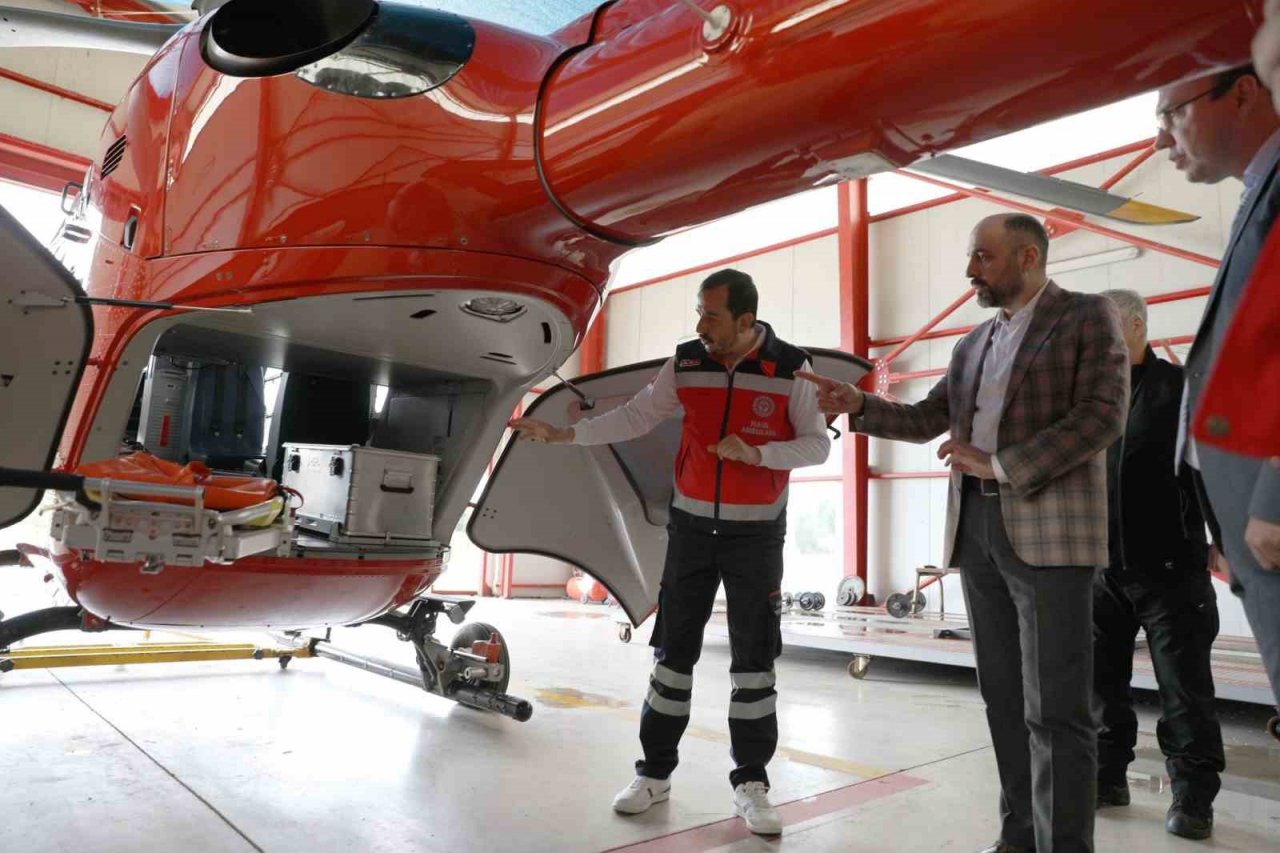 Samsun’a yeni ambulans helikopter