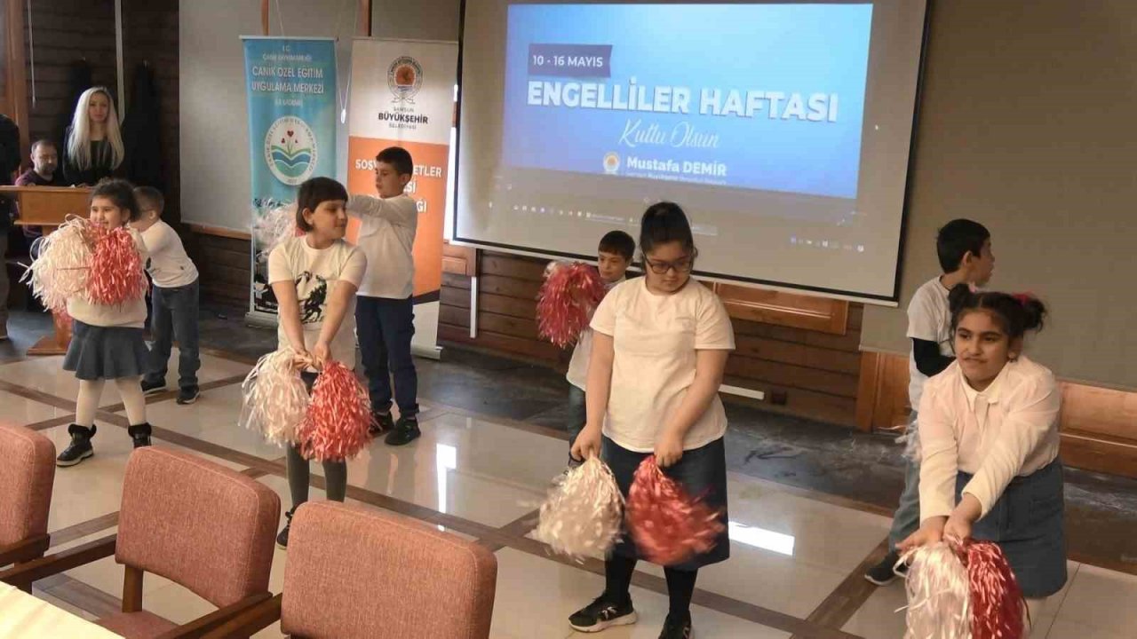 Özel öğrenciler ’yaza merhaba’ dedi