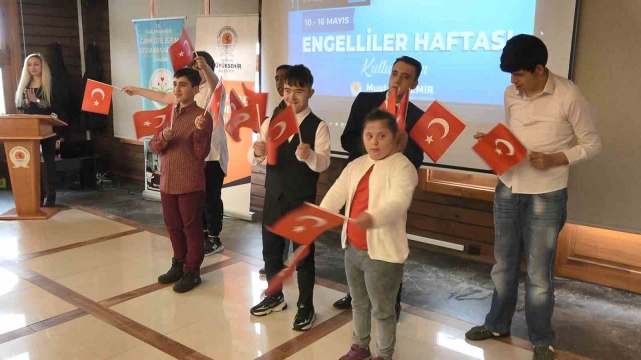 Özel öğrenciler ’yaza merhaba’ dedi