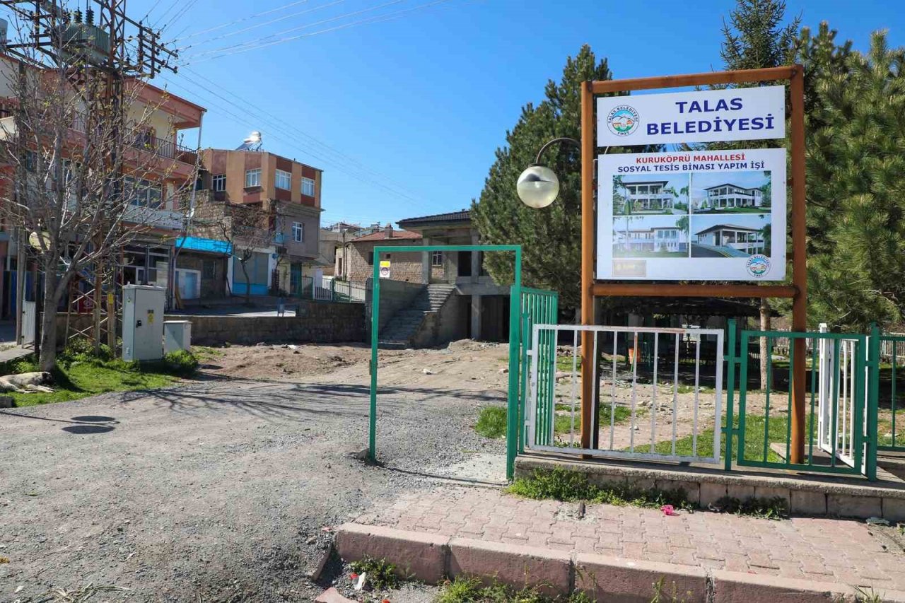 Talas’ın çok yönlü sosyal tesis atağı devam ediyor