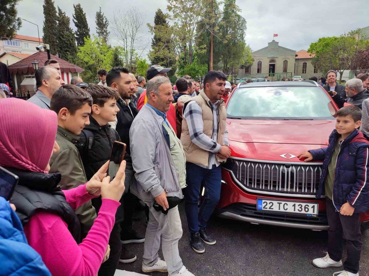 Keşan’da tanıtılan Togg büyük ilgi çekti