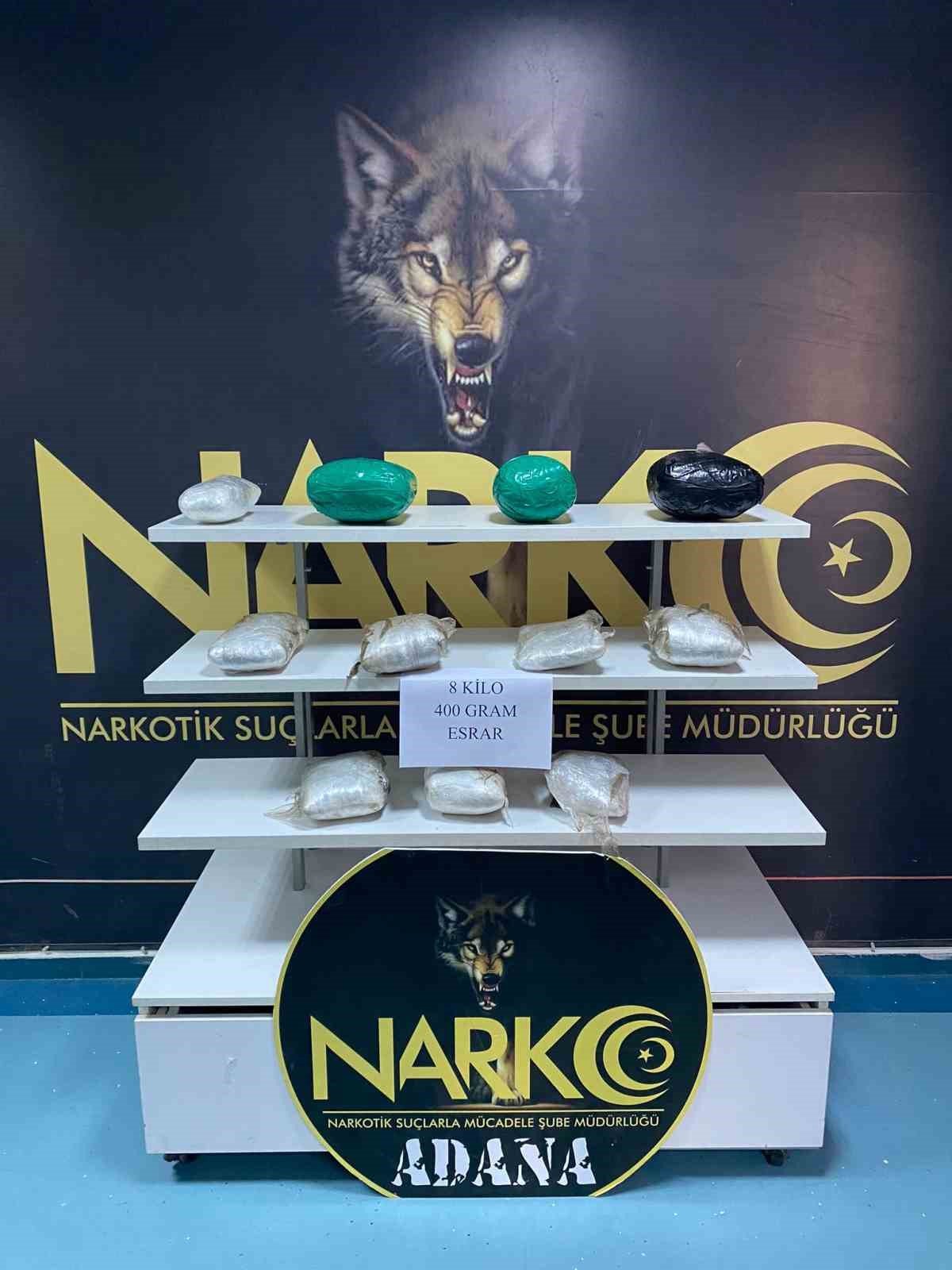 Aracın ses sisteminden kilolarca esrar çıktı